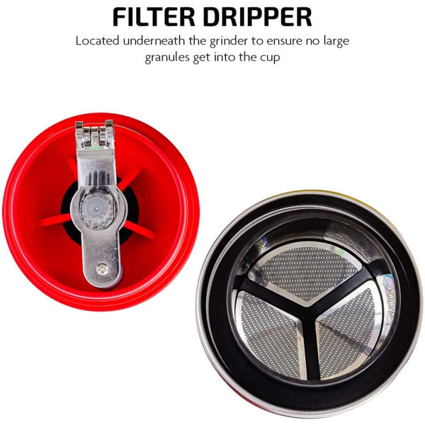 Ovente Manual Conical Burr Coffee Grinder Wayfair